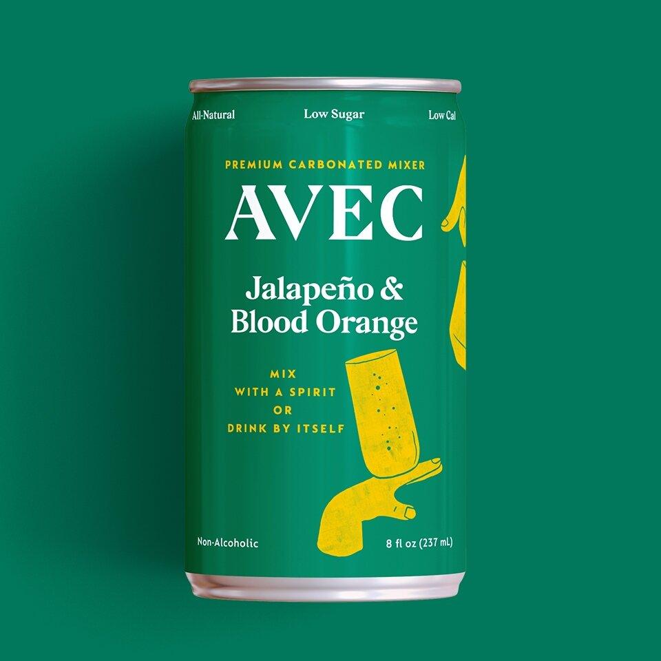 Avec Jalapeno & Blood Orange Non-Alcoholic 237 ml