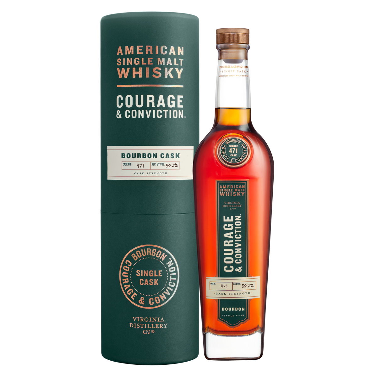 Courage & Conviction American Single Malt Whisky Bourbon Cask 750ml