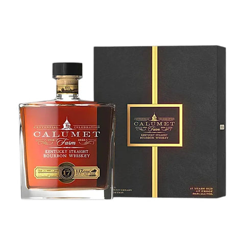 Calumet Farm 17 Year Bourbon Glass Decanter