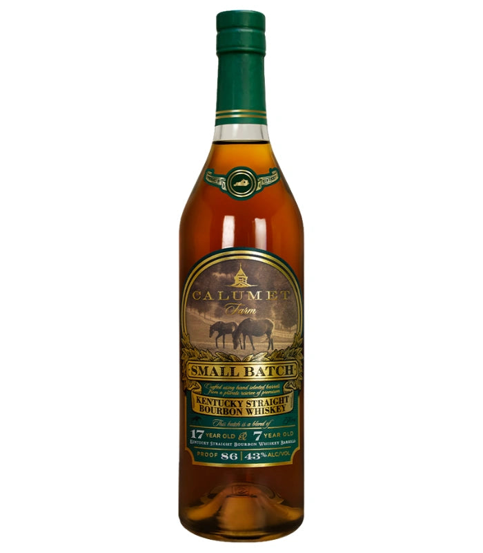 Calumet Small Batch Bourbon Whiskey 17 year 7 year blend 750ml