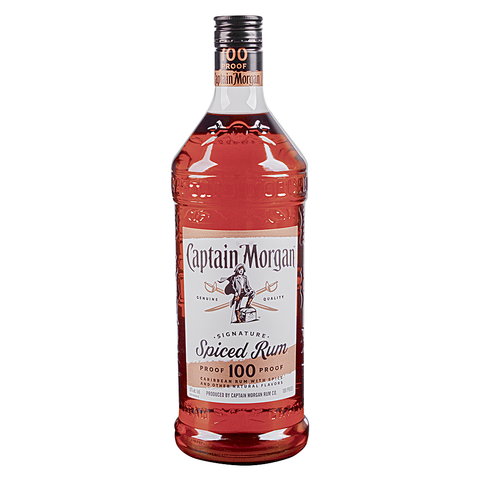 Captain Morgan Siganture Spiced Rum 100 Proof 1.75 L