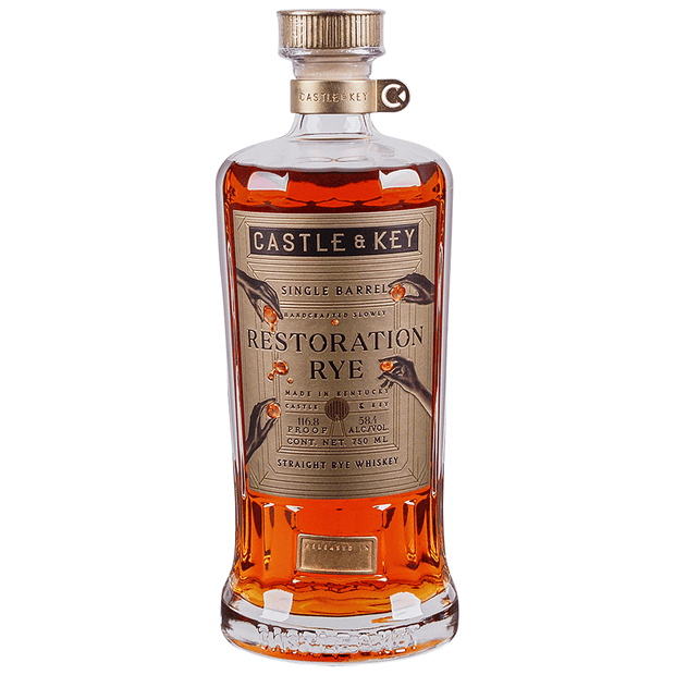 Castle & Key Single Barrel Restoration Eureka Whiskey Club Rye DSP-KY-18 750 ML