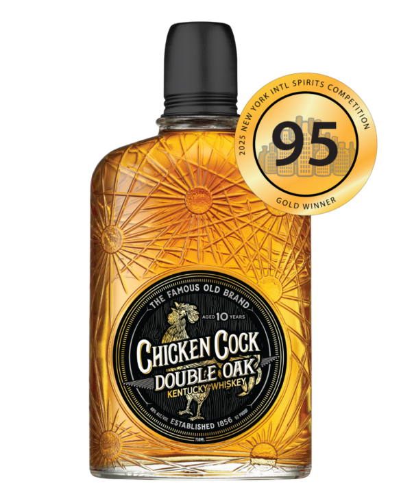 Chicken Cock Double Oak Kentucky Whiskey 10 Year 750ml