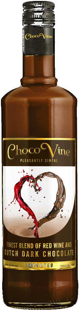 ChocoVine Dutch Dark Chocolate 750ml bottle