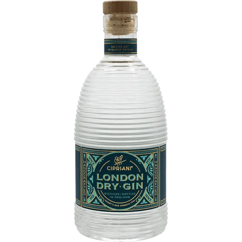 Cipriani London Dry Gin 700 ml bottle