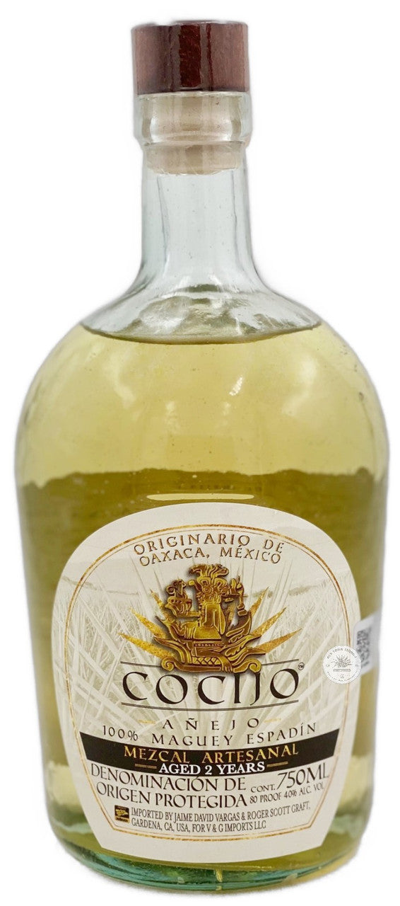 Cocijo Anejo Maguey Espadin Mezcal Artesanal 2 year 750 ml