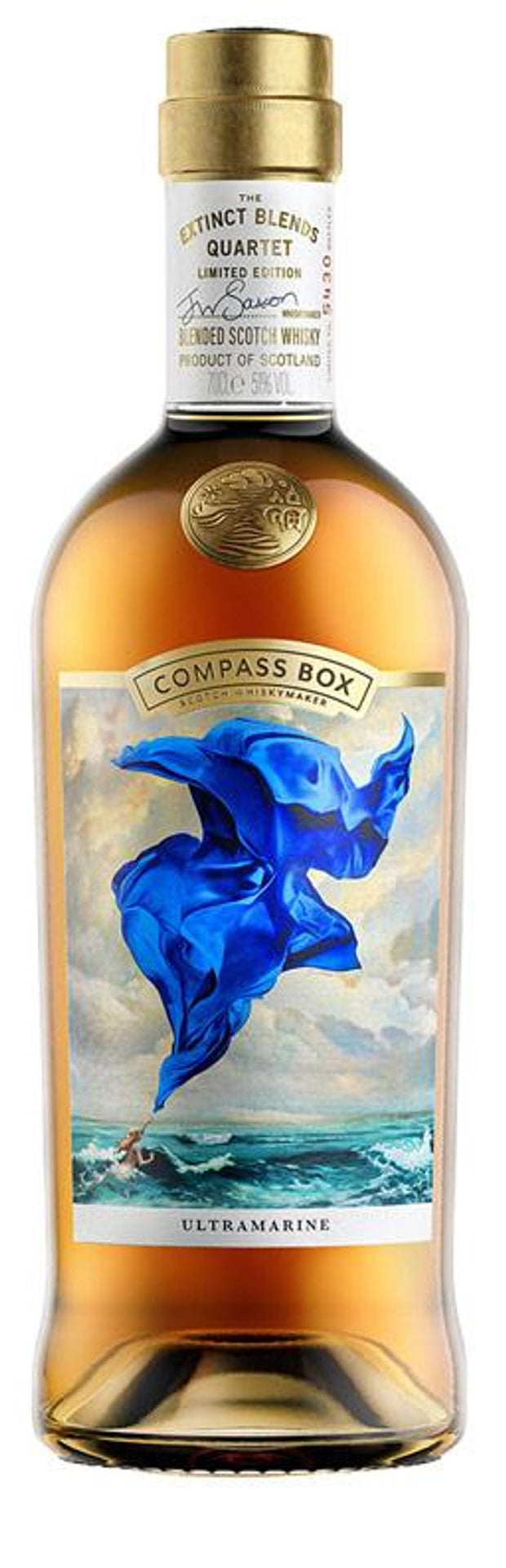 Compass Box Ultramarine The Extinct Blends Quartet Blended Scotch Whisky 700ml