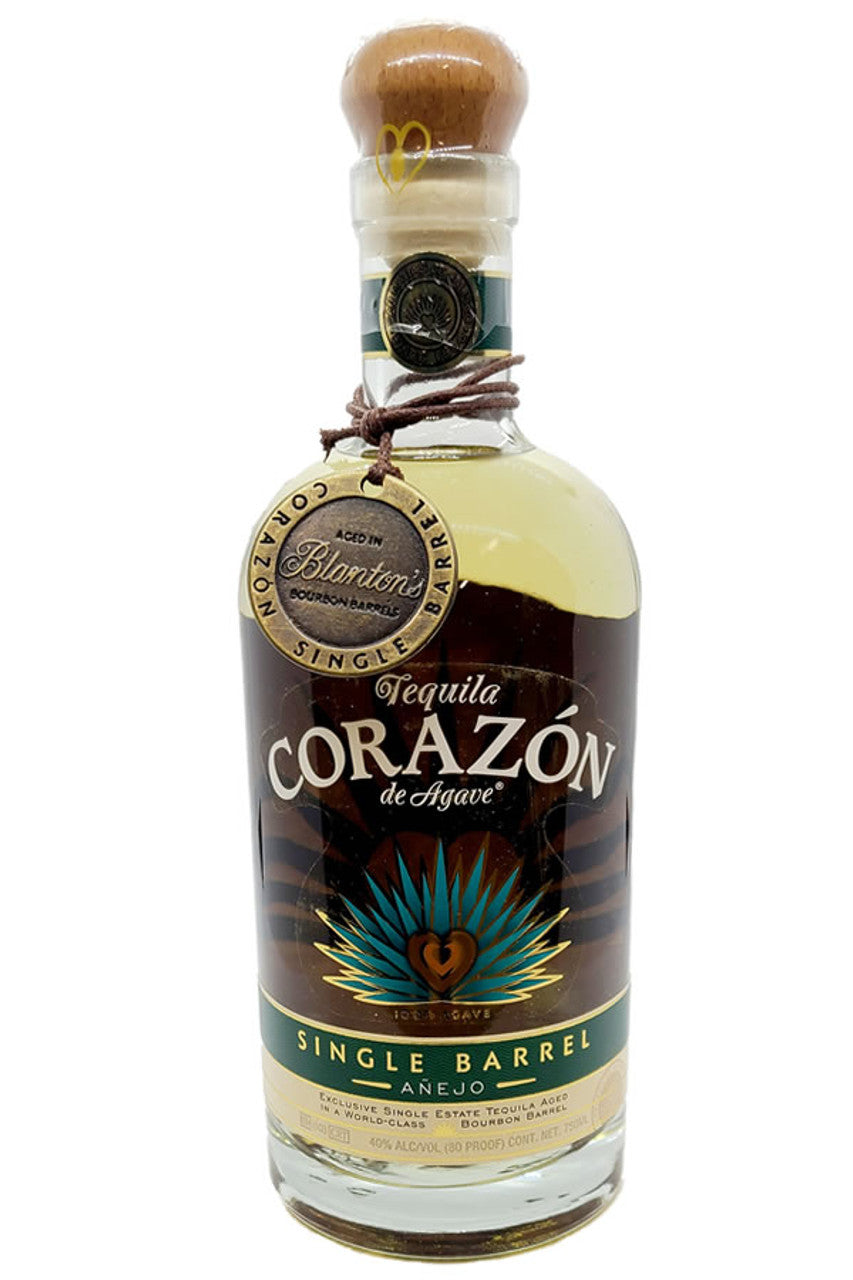 Top Shelf Tequila Corazon Blanton Barrel Finish Single Barrel Anejo 750 ml