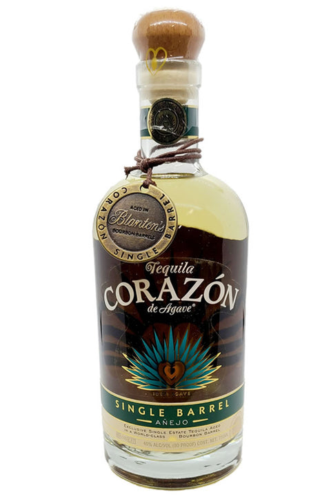 Top Shelf Tequila Corazon Blanton Barrel Finish Single Barrel Anejo 750 ml