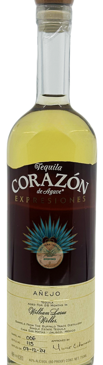 Tequila Corazon Expresiones Anejo William Larue Weller Batch 013 750 ML