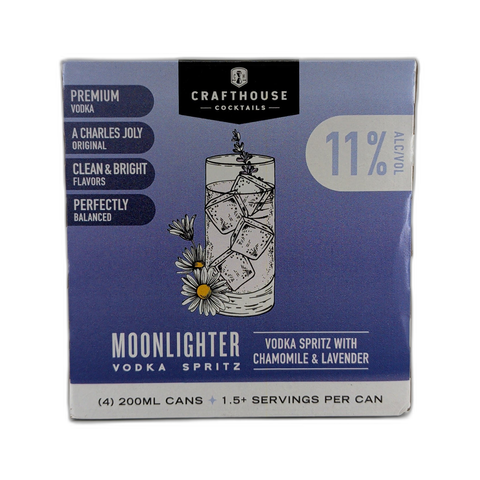 CraftHouse Cocktails Moonlighter Vodka Spritz 4-pack 200ml