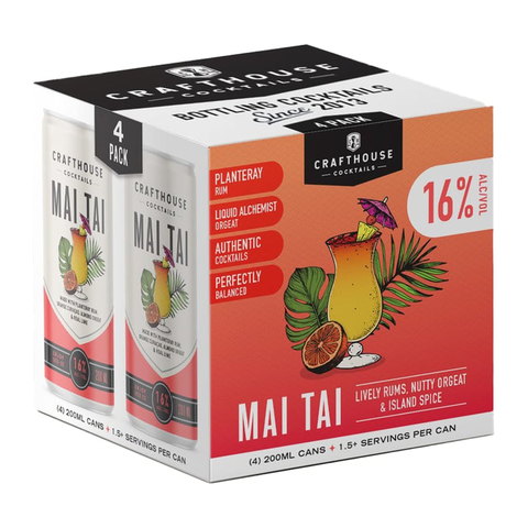 CraftHouse Cocktails Mai Tai 4-pack