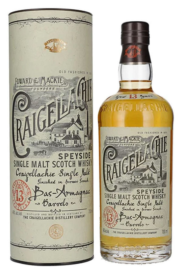 The Craigellanchie Distillery Speyside Single Malt Scotch Bas Armagnac 13 year 750 ml