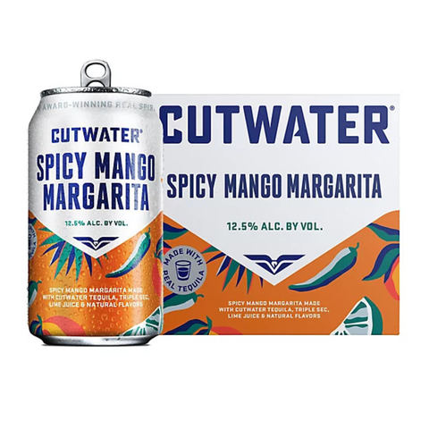 Cutwater Spicy Mango Margarita 4pk 355ml cans