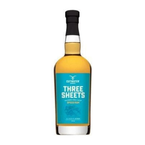 Cutwater Three Sheets Spiced Rum 750ml bottle