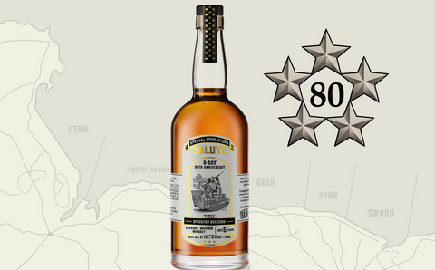 Special Operations Salute D-Day 80th Anniversary SEA 5 year straight bourbon whiskey 750ml