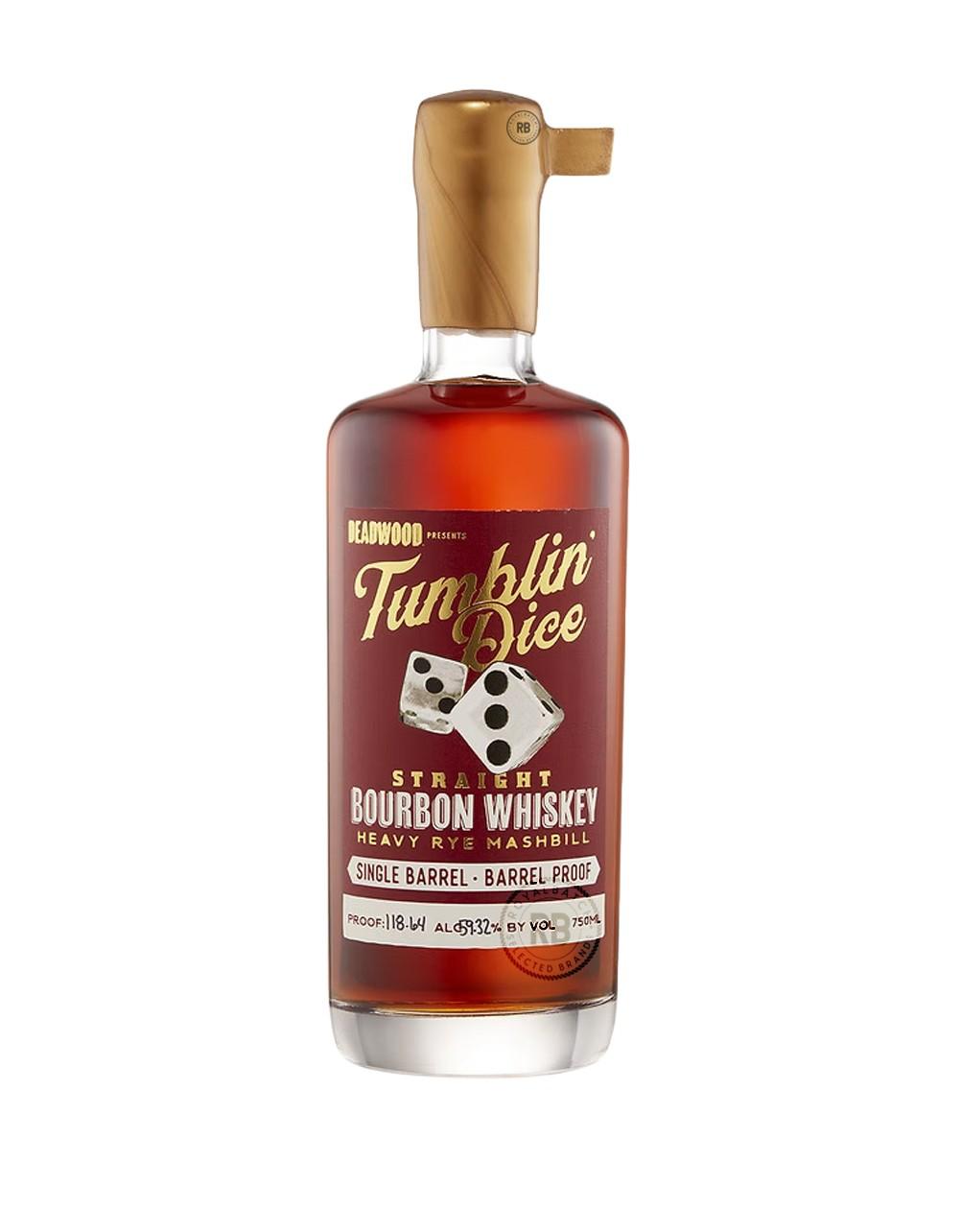 Deadwood Tumblin Dice Straight Heavy Rye Single Barrel 750ml