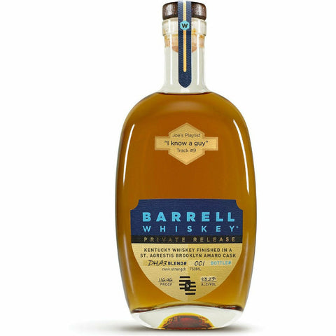 Joe's Playlist Track 9 I Know a Guy Barrell Whiskey Private Release DHA3 750 ml