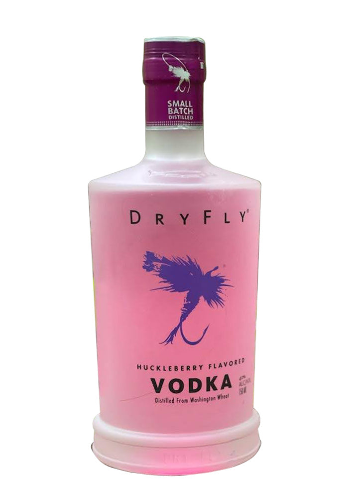 Dry Fly Huckleberry Vodka 750ml bottle