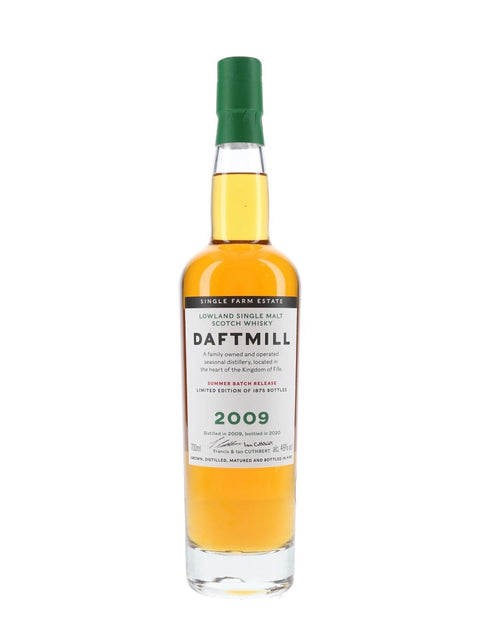 Daftmill Daftmill Single Farm Estate Lowland Single Malt Scotch Summer Batch Release 2009 750 ml