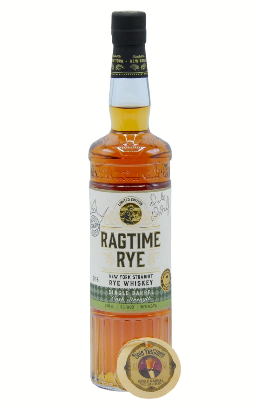 Dale DeGroff Dale DeGroff Single Barrel Ragtime Rye Selection 750 ml