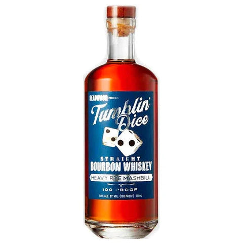 Deadwood Tumblin Dice Straight Bourbon Heavy Rye Mashbill 4 year 750 ml