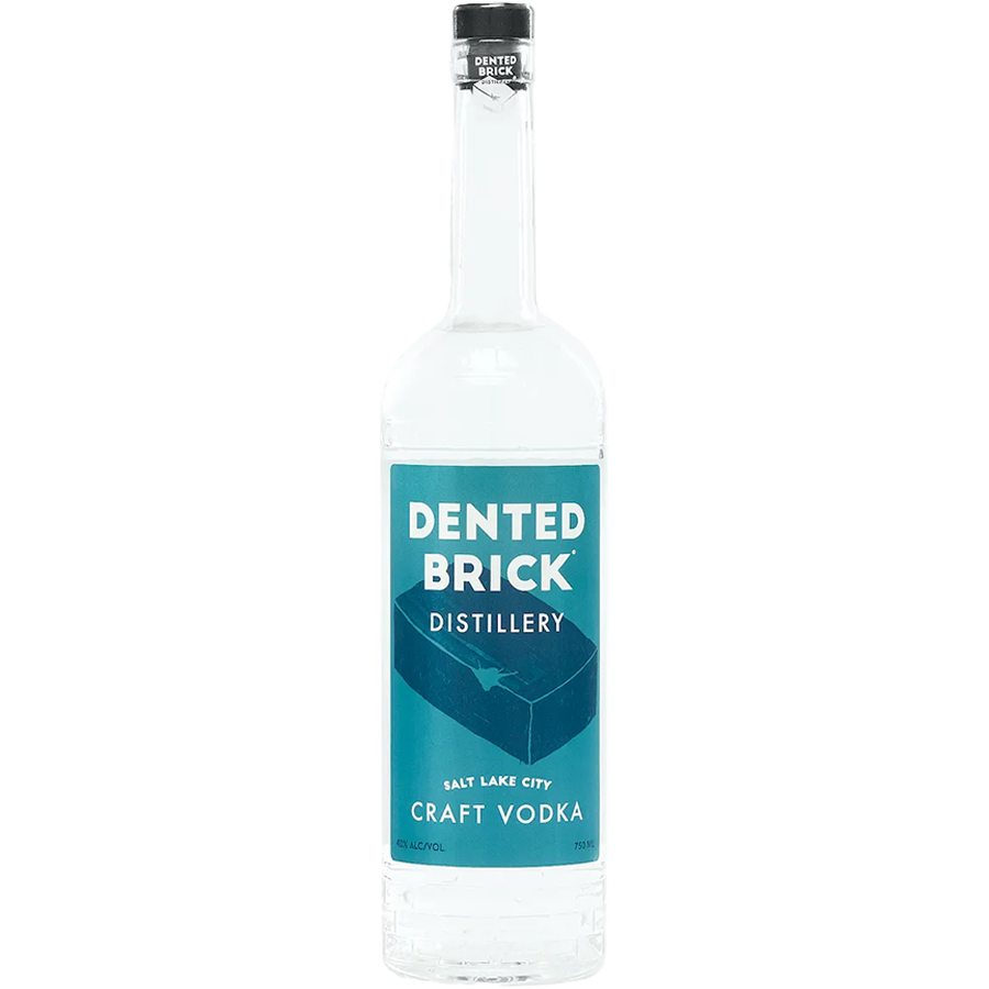 Dented Brick Craft Vodka Salt Lake City 1L bottle