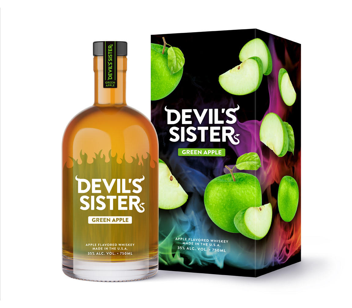 Devil's Sister Green Apple Whiskey 750 ml