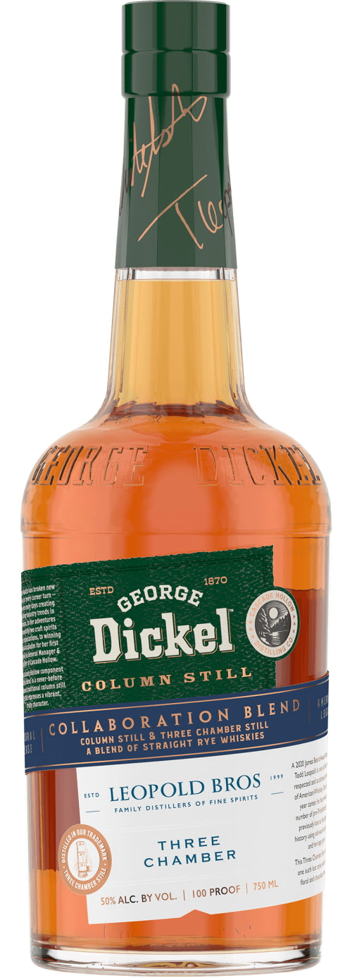 George Dickel Column Still Leopold Bros Three Chamber 750 ml