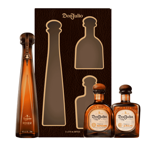 Don Julio Tequila Collection 1942 Reposado Anejo 3x375ml gift set