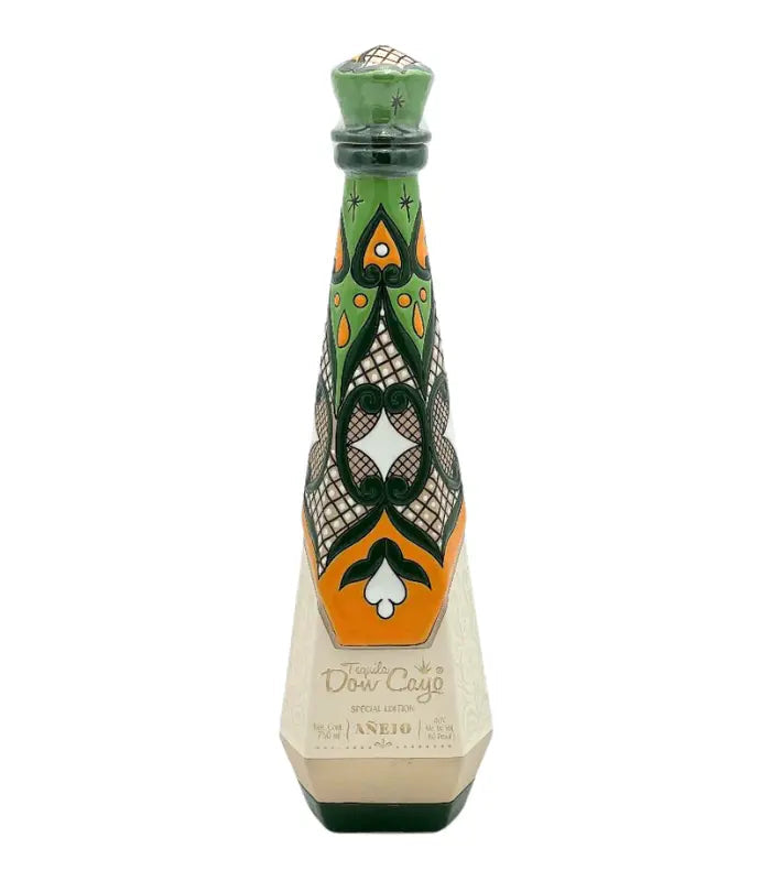 Don Cayo Añejo Tequila Ceramic Green 750 ml