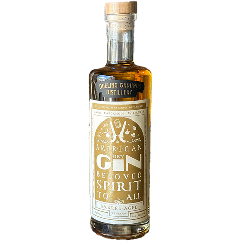 Dueling Grounds Distillery Barrel Aged American Dry Gin 750ml bottle