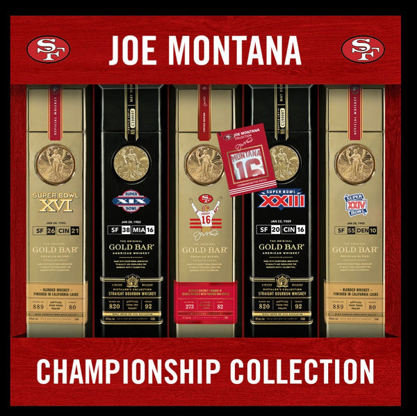 Gold Bar Joe Montana championship collection 750ml