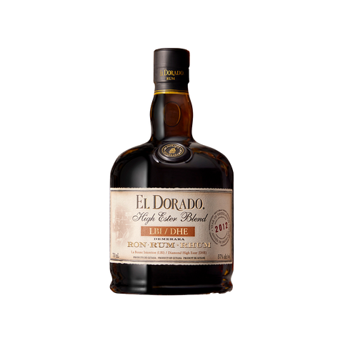 El Dorado High Ester Blend LBI DHE  Demerara Ron Rum 2012 750 ML