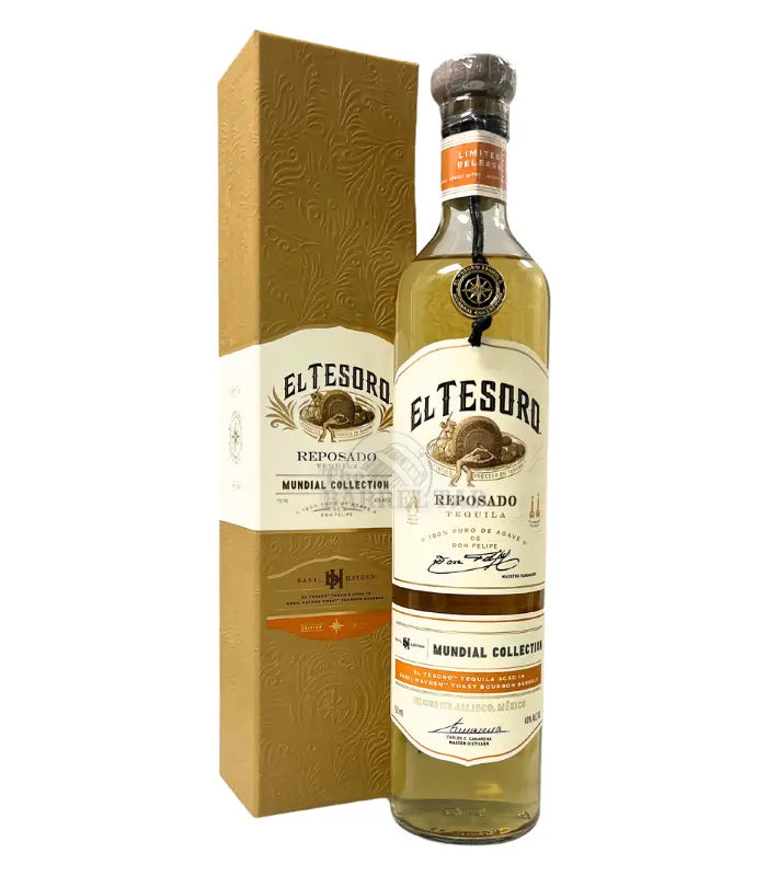 El Tesoro Tequila Resposado Mundial Collection 750 ML