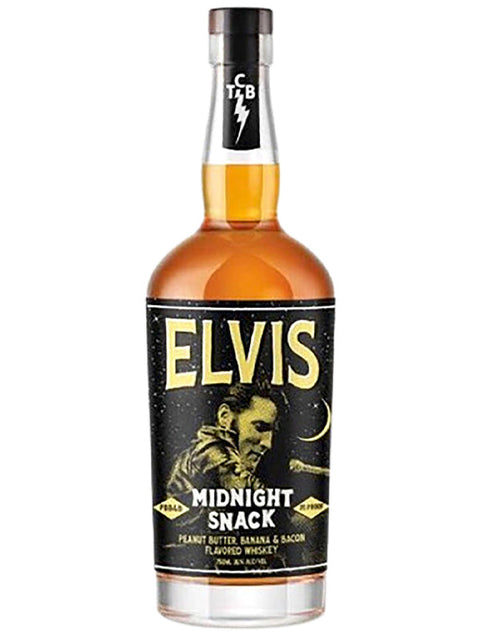 Elvis Elvis Midnight Snack Peanut Butter Banana and Bacon Flavored Whiskey 750 ml