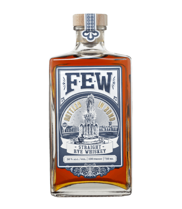 FEW Bottled In Bond Straight Rye Whiskey 750ml bottle