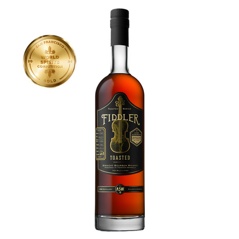 Fiddler Toasted Wheat Straight Bourbon Whiskey Cask Strength 750ml bottle
