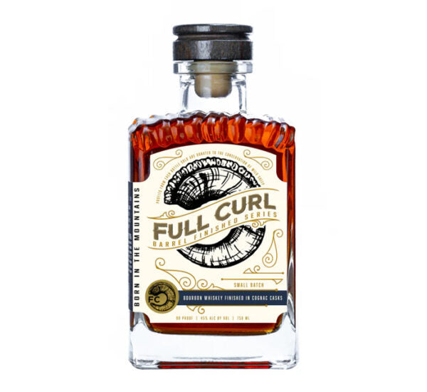 Full Curl Bourbon Whiskey Finished In Cognac Casks 750ml bottle