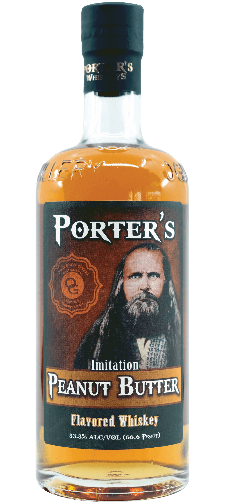 Porter's Peanut Butter Flavored Whiskey 750ml bottle