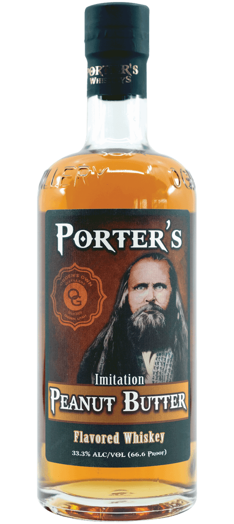 Porter's Peanut Butter Flavored Whiskey 750ml bottle