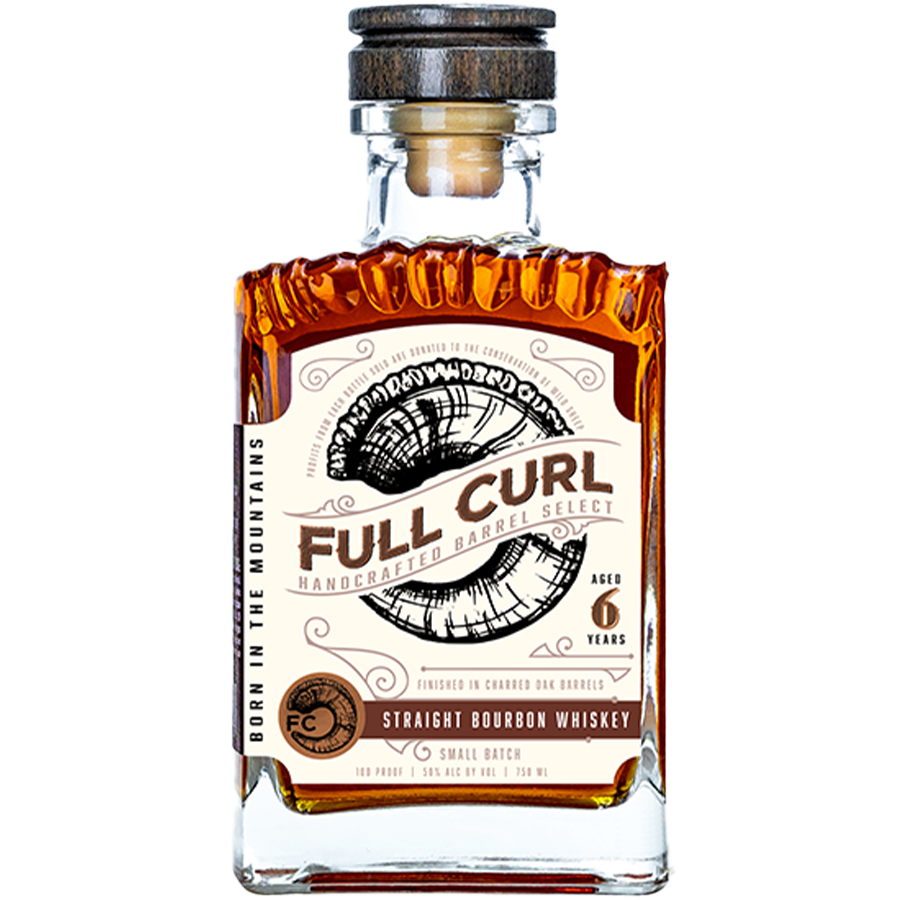 Full Curl 6 Year Straight Bourbon Whiskey 750ml bottle