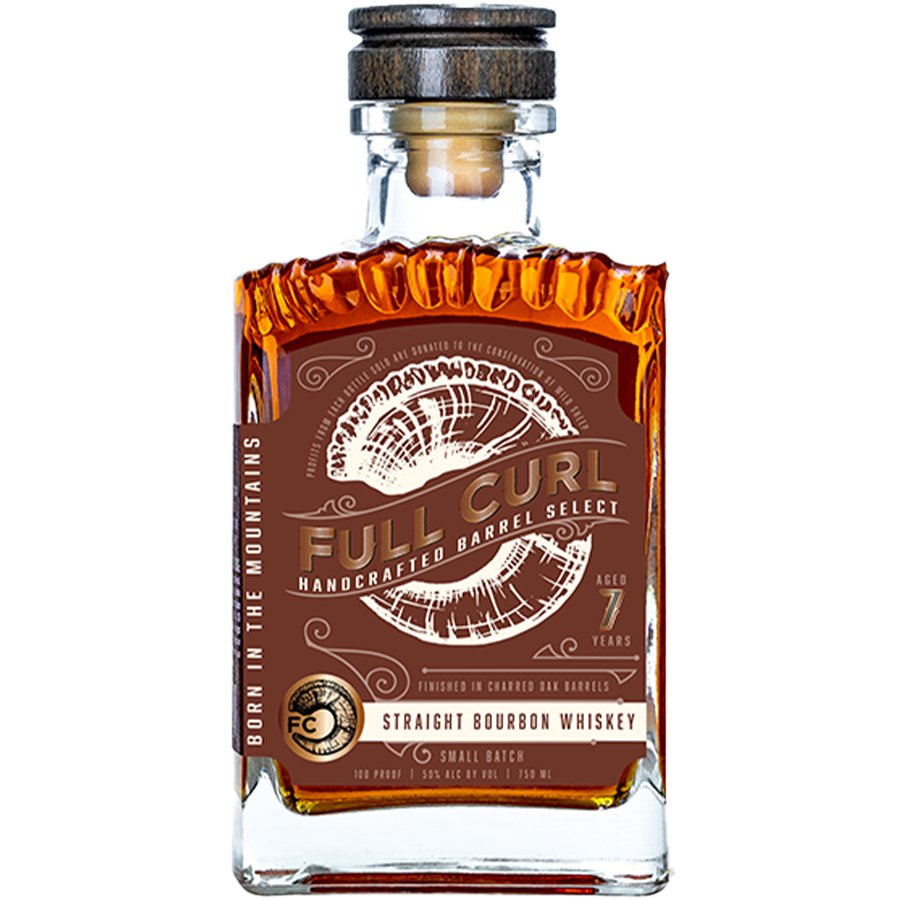 Full Curl Straight Bourbon Small Batch 7 Year 750ml bottle