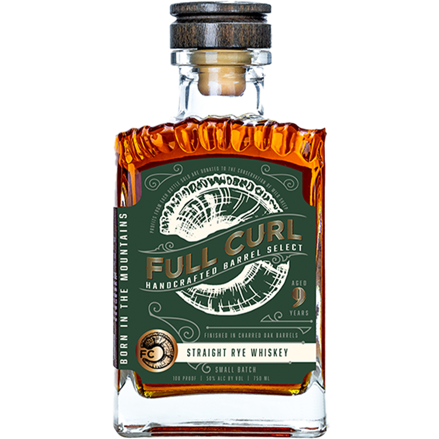 Full Curl Straight Rye Limited Edition 9 Year 750 ml bottle