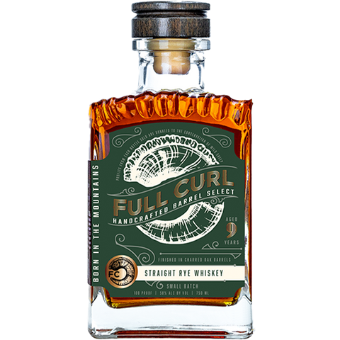 Full Curl Straight Rye Limited Edition 9 Year 750 ml bottle