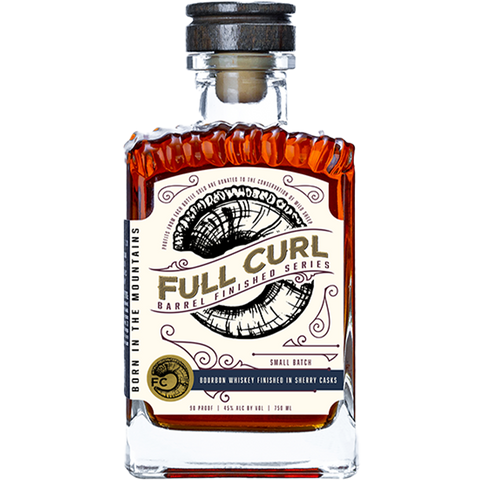 Full Curl Bourbon Whiskey Finished In Sherry Casks 750ml bottle