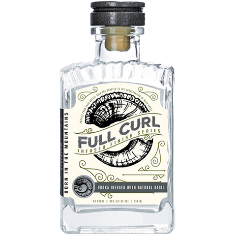 Full Curl Vodka Infused with Natural Basil 750ml bottle