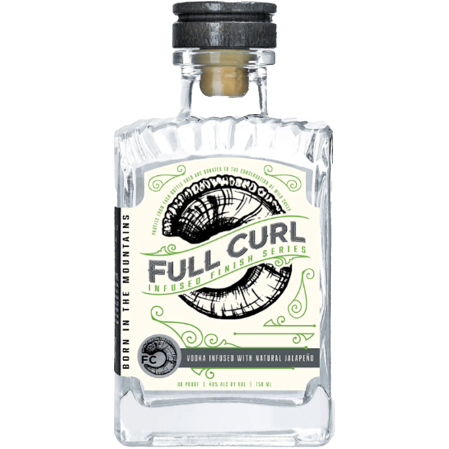 Full Curl Vodka Infused With Natural Jalapeno 750ml bottle