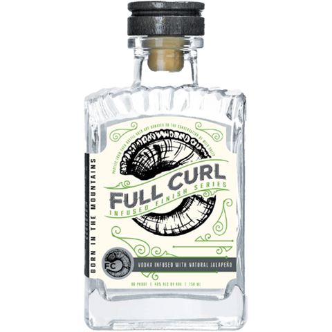 Full Curl Vodka Infused With Natural Jalapeno 750ml bottle