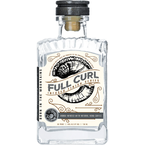 Full Curl Vodka Infused With Natural Kona Coffee 750ml bottle